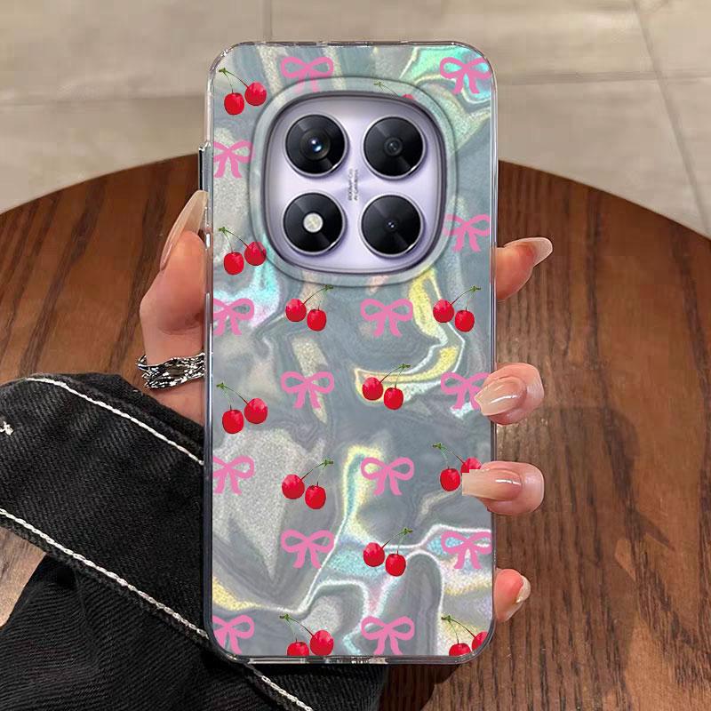 Case For Redmi Note 14 13 15 Pro 5G 13 13C 14C 15C A3 A5 Phone Cover Summer Vibes Funny Snow Mountain Bumper Protective Silicone