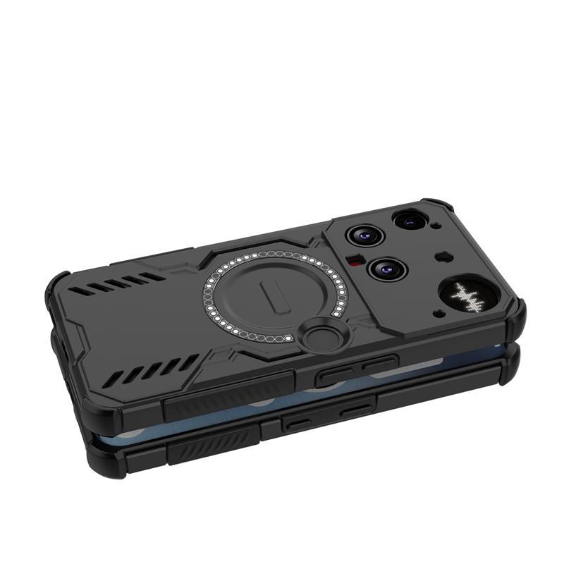 Für Nothing Phone 3 Hülle Nothing Phone 3a Pro Stoßfest Magnetische Adsorption Kabelloses Laden Rückseite Für Nothing Phone 3 Hülle