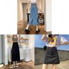 Classic Denim Skirt For Women With High Waist And Slim Fit For Autumn 2025