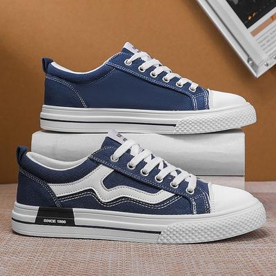 2025 Mode Herren Casual Plateau-Sneaker Schnür-Trainer Studenten-Sneaker Herren Vulkanisierte Schuhe Tennis-Sneaker