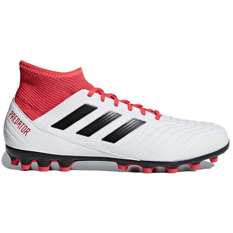 Adidas Predator 18.3 Lightweight Round Toe AG Artificial Grass Fabric Durable Soccer Shoes Men Soccer Shoes White CP9307