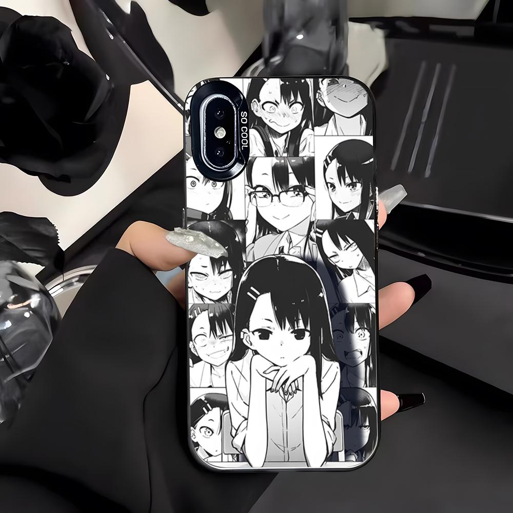 Nagatoro San Phone Case For IPhone 17 Air 16 E 15 14 Plus 13 12 11 Pro Max Colored Silver Cover