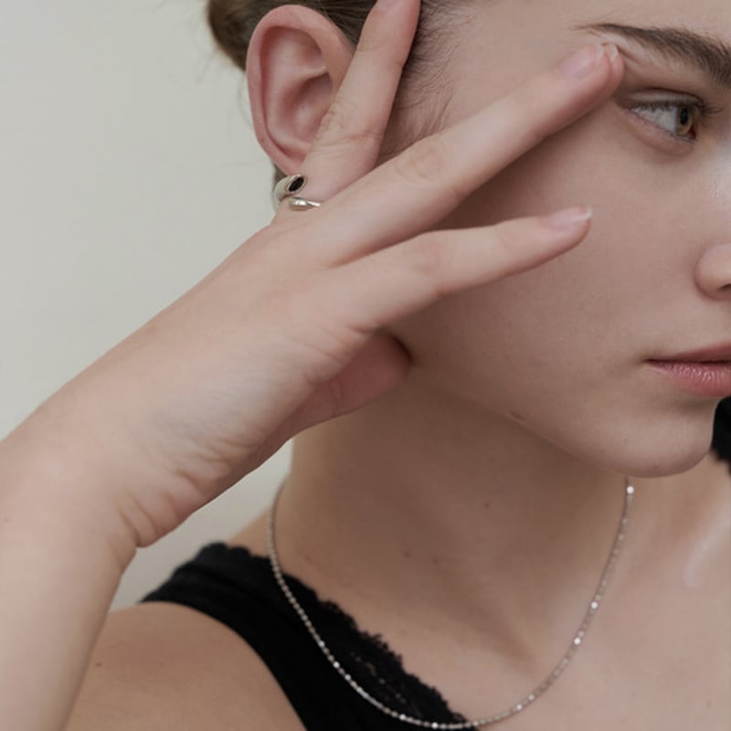 MZUU BIJOU Cutted Ball Chain Necklace