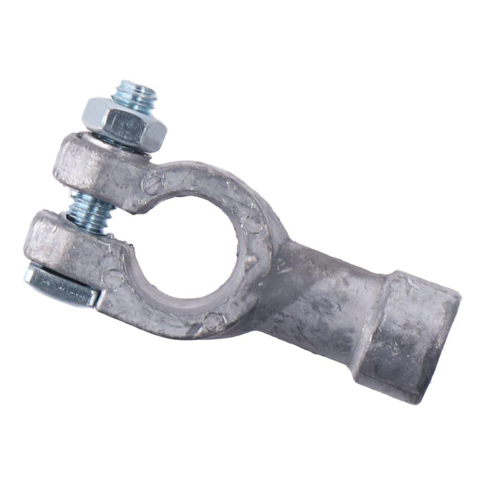 1Pair Car Assessories Parts Lead Battery Post Adapter Silver Nuts Side Post Battery Cable For Car