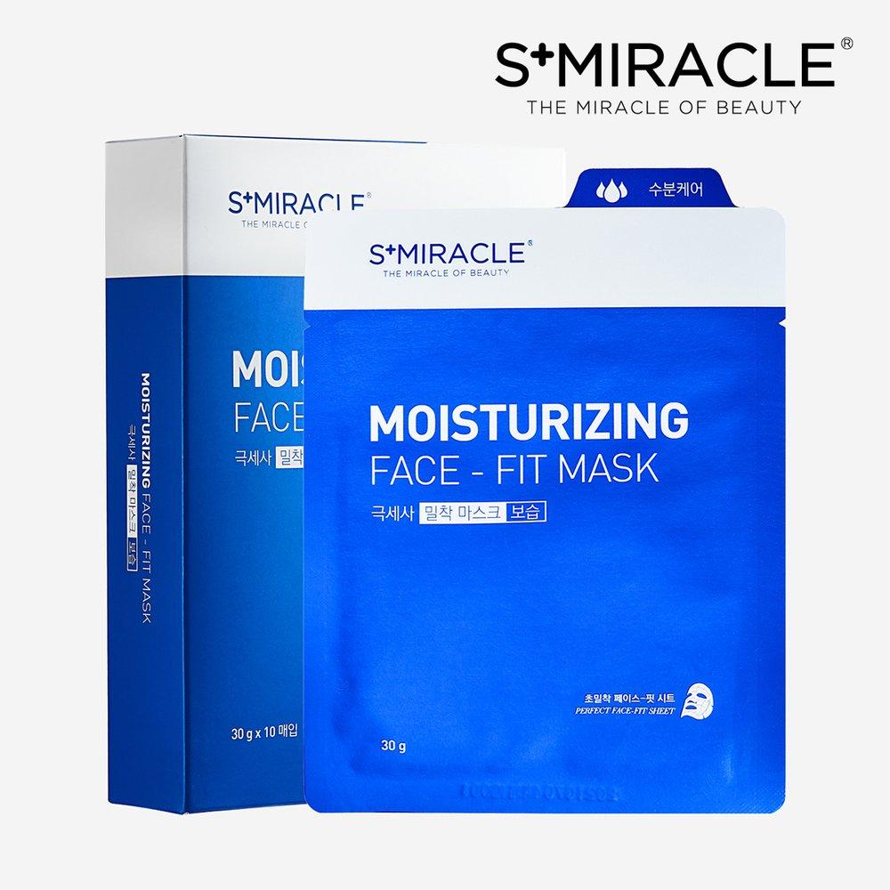 

S+MIRACLE Moisturizing Face Fit Mask (10 sheets)