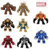 Marvel Helden Baustein Figuren Spielzeug Kindergeschenk 7cm Höhe Kunststoffmaterial Avengers Serie