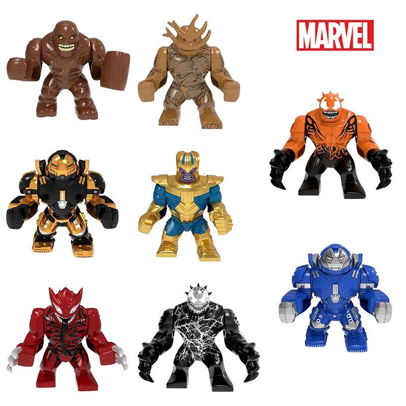 Marvel Helden Baustein Figuren Spielzeug Kindergeschenk 7cm Höhe Kunststoffmaterial Avengers Serie