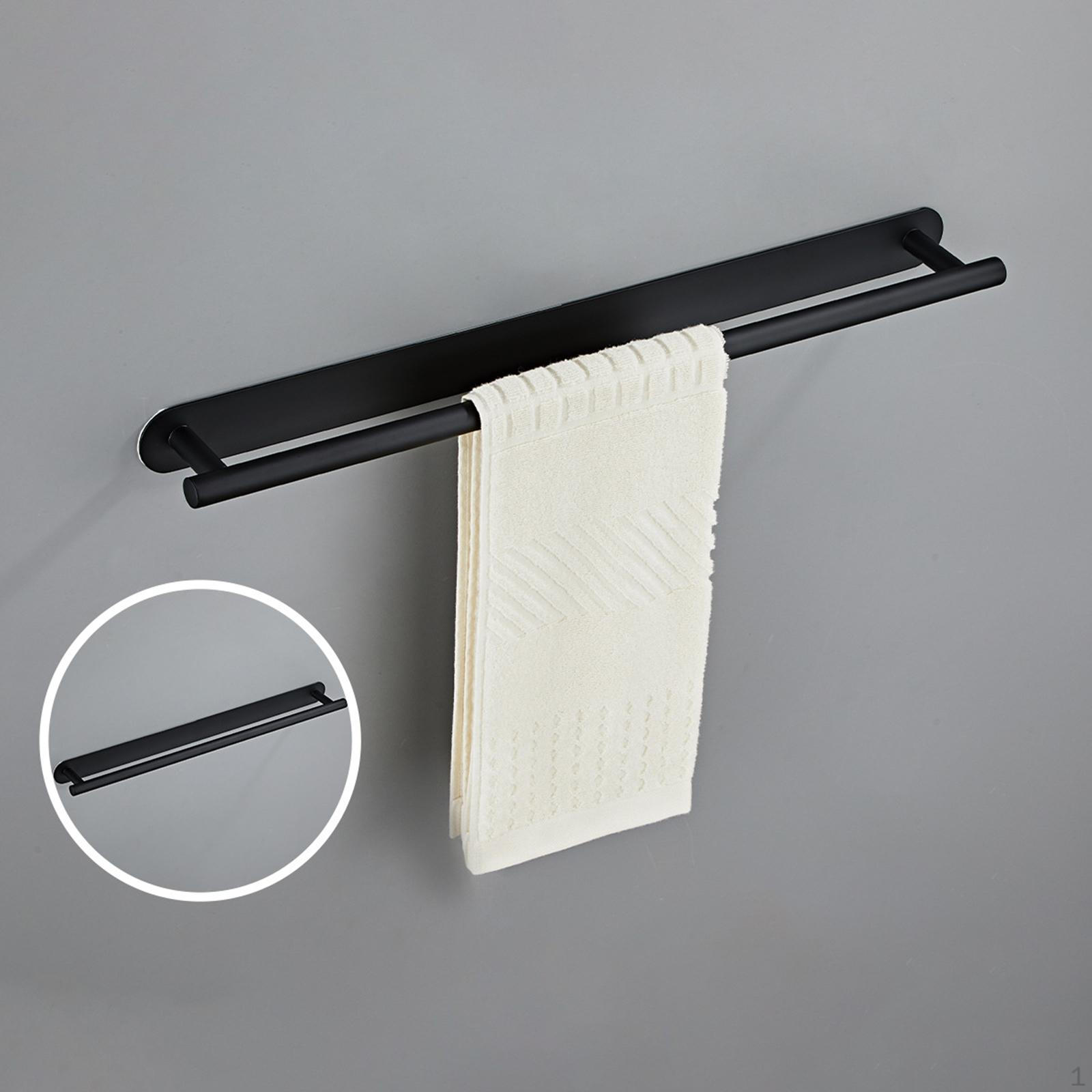 

Вешалка для полотенец, бар для ванной комнаты, фурнитура из нержавеющей стали 304, современный держатель, подставка для отеля Black