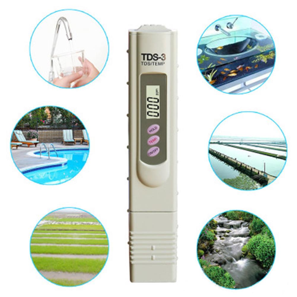 Digital LCD TDS Meter Waterfilter Tester for Measuring TDS3/TEMP/PPM
