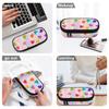 Pen Case Neat Design Scratch Resistant Polyester Zipper Closure with Main Compartment Mesh Pocket and Pen Slots for Boys Girls