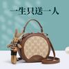 Bag Women's New Autumn Small Bag Messenger Bag Women's Bag High-end Sense Portable Shoulder Small Round Bag Bag Bag