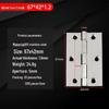 304 Stainless Steel Mini Hinges: 1-4 Inch Options for Cabinets & Wooden Boxes