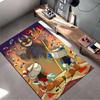Cuphead and Devil Illustration Rug - Non-slip Rug Suitable for Living Room and Bedroom Sofas.