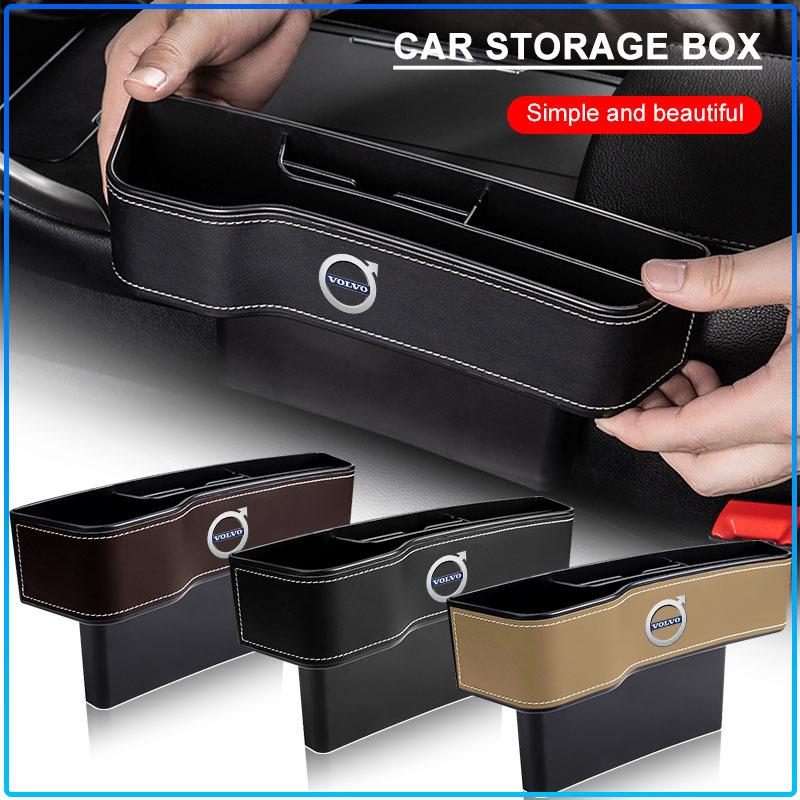 Car Seat Gap Organizer Multifunction Storage Box Cup Pocket For Volvo XC90 XC60 XC70 XC40 V90 V60 V40 C70 C30 S80
