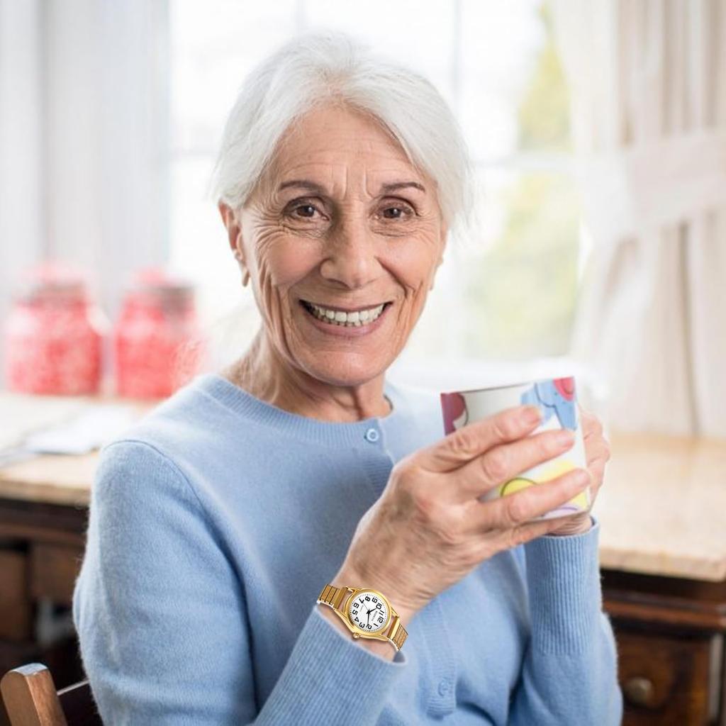 Einfache, Wasserdichte Partneruhren: Analog, Antikes Design mit Ziffern, Stilvolles verstellbares Armband und Armband - Perfektes Geschenk für Jahrestage,