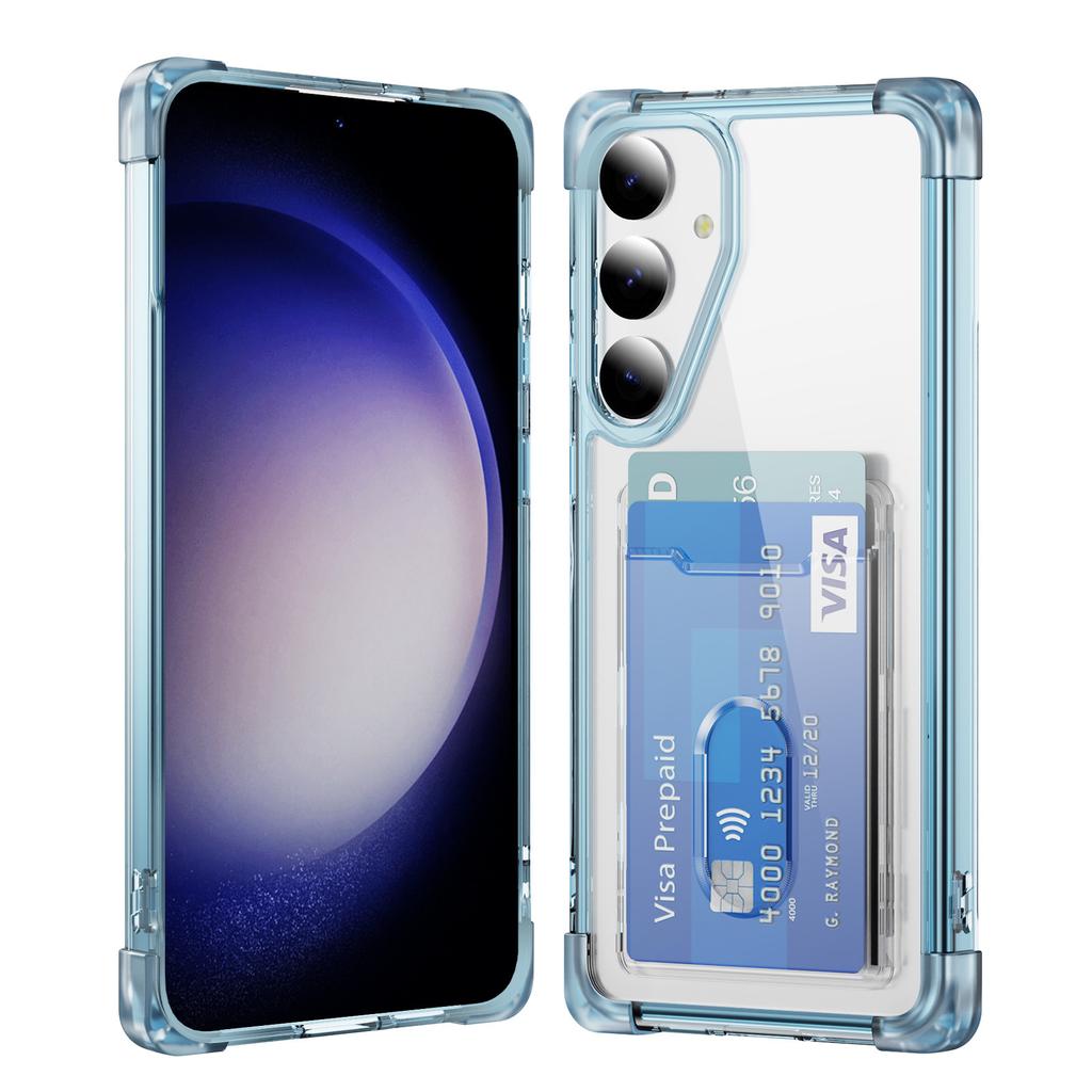 Phone Case for Samsung S23Plus with Four Corner Frosted and Scratch Resistant Design, Suitable for Holding Bank Cards, ID Card Holder, Phone Case