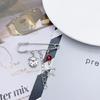 Trendy Lapel Pin Delicate Chain Pins Fashion Pendant Brooch Alloy Material