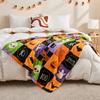 Halloween pumpkin pattern Printed Blanket for Sofa Bed Travel Camping Living Room Office Conditioning Blanket