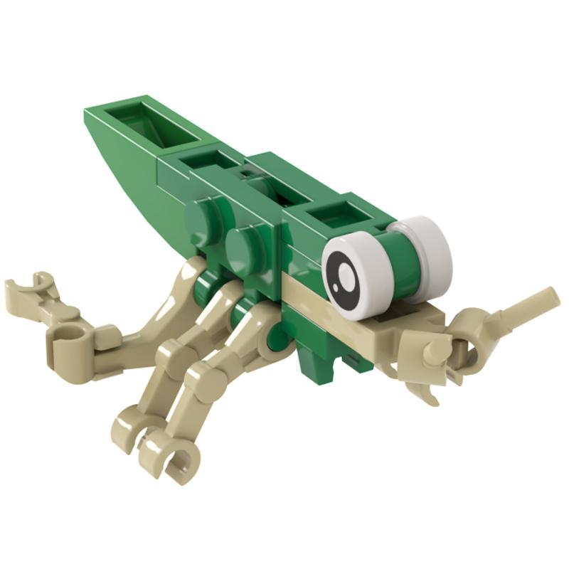 

Нетоксичные Новые Игрушки-Конструкторы Лес Насекомых Moc Коллекция для Детей Сувенир Подарок Игра в Ролевые Игры Декорация Город Детей