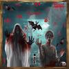 Hot Sale Halloween Decoration Horror Blood Handprint Glass Sticker Ghost Skull Static Sticker