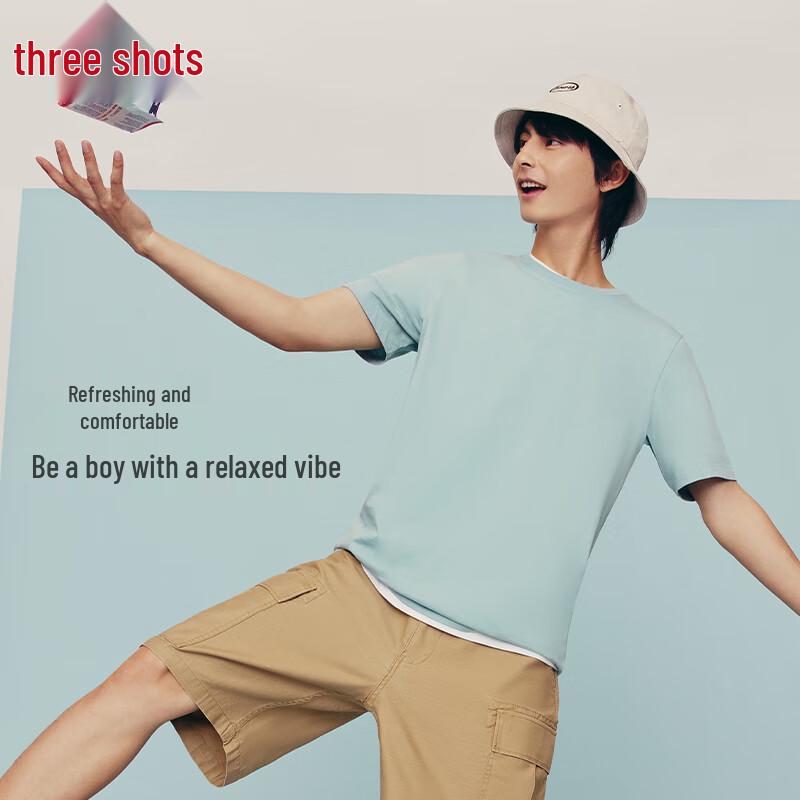 Men s Pure Cotton Short Sleeve T-shirt 3XL