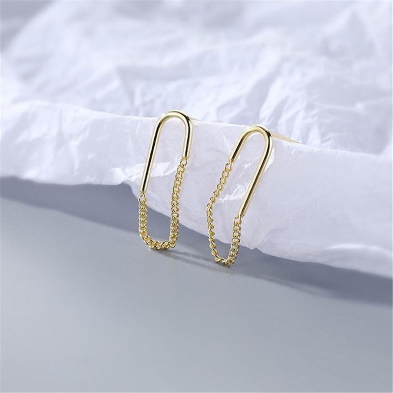 Long Dangle Earrings For Women Fashion Full Crystal Simulated Pearl Tassel Drop Earring Vintage Gold Color Brincos Jewelry