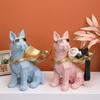 Nordic Doberman Trendy Glasses Desktop Ornament and Candy Storage for Entryway Shoe Cabinet Decor