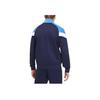 Puma Mcfc Logo Pattern Comfortable Warm Windproof Waterproof Stand Collar Color Block Jacket Men Jacket Light-Blue 756664-25