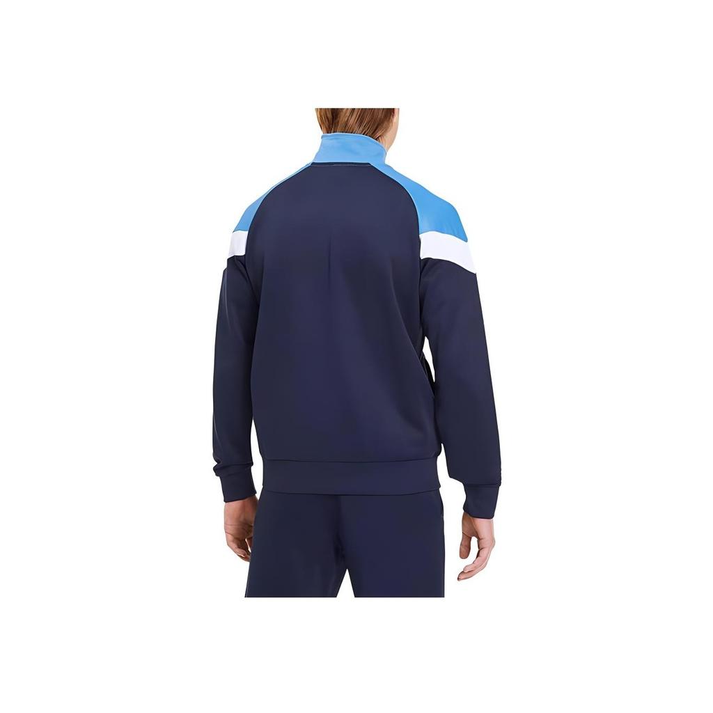 Puma Mcfc Logo Pattern Comfortable Warm Windproof Waterproof Stand Collar Color Block Jacket Men Jacket Light-Blue 756664-25