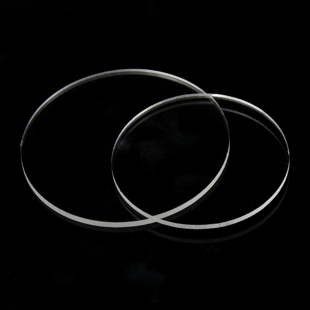 Piatto Espositore per Torta Acrilico Rotondo Trasparente - Vassoio in Plexiglass Riutilizzabile