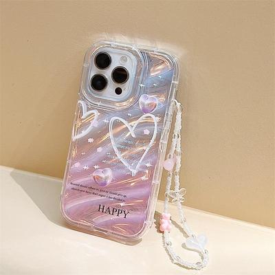 Zhitai iPhone Hülle für 16 Pro, Apple 14 und 15; Hochglanz; Passend für iPhone 12/11; Armbandstil; Kompatibel mit Xiaomi.
