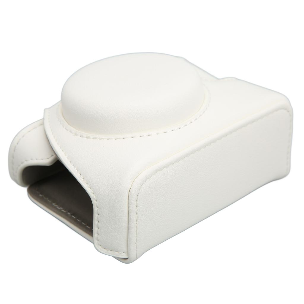 Camera Case Bag Anti Impact Curved Bottom Classic Simple Protective Camera Case for ZV1White