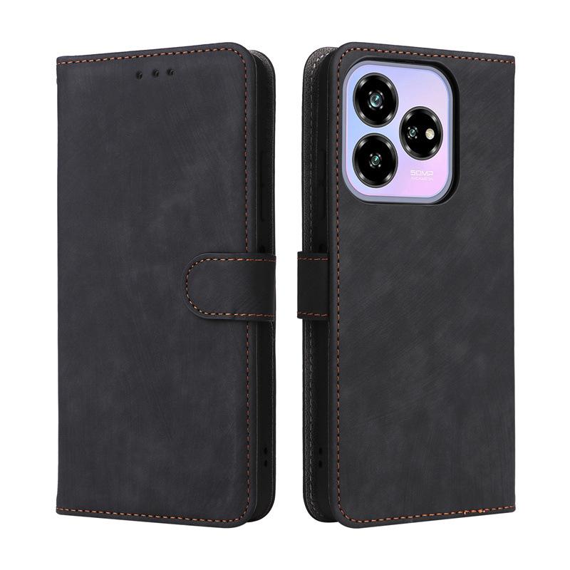 Flipový kryt pre ZTE Blade V60 Design PU kožené puzdrá na telefón Ochrana celého tela s [blokovaním RFID] Flipové puzdrá
