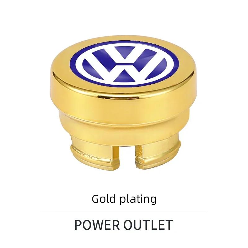2026 Hot For Volkswagen VW Car Cigarette Lighter Cover DustProof Decoration Cap For Volkswagen GTI CC Tiguan Passat Golf Polo To