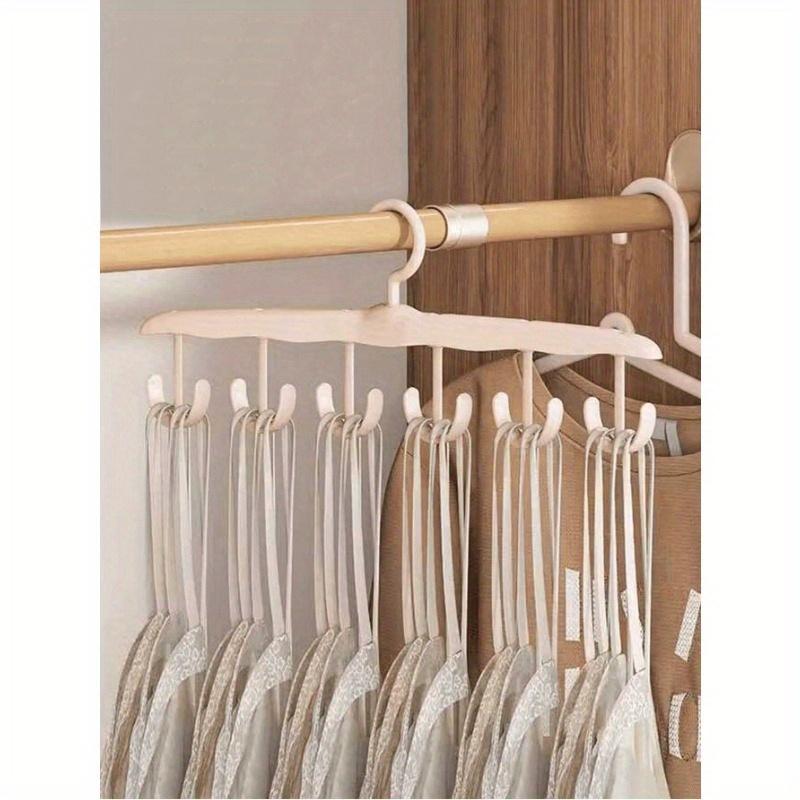 1pc Multi-Functional Rotating Hanger With Multiple Hooks, Suitable For Ties, Scarves, Bedroom Closet Space Organizer, Storage Box, Women Tops