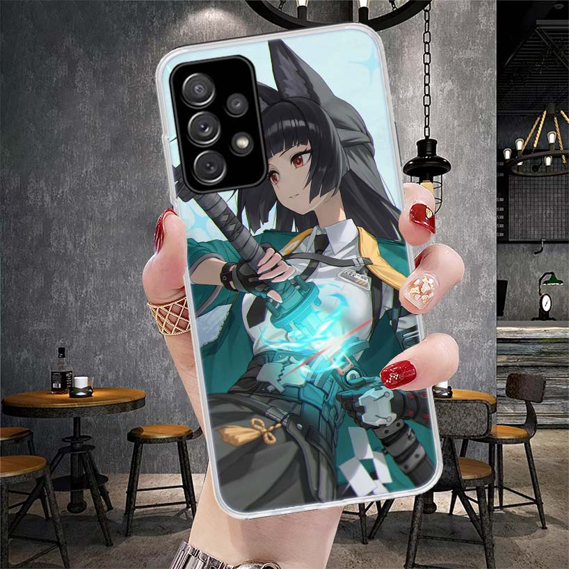Hoshimi Miyabi Zenless Zone Zero ZZZ Soft Phone Case For Samsung Galaxy A13 A14 A15 A16 A17 A53 A54 A55 A56 A57 A33 A34 A35 A36