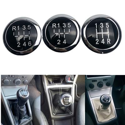 För VAUXHALL OPEL ASTRA III H CORSA D 2005 2006 2007 2008 2009 2010 Hastighetsnummerkåpa Bil Växelknopp Spak Emblem Lock Topplock