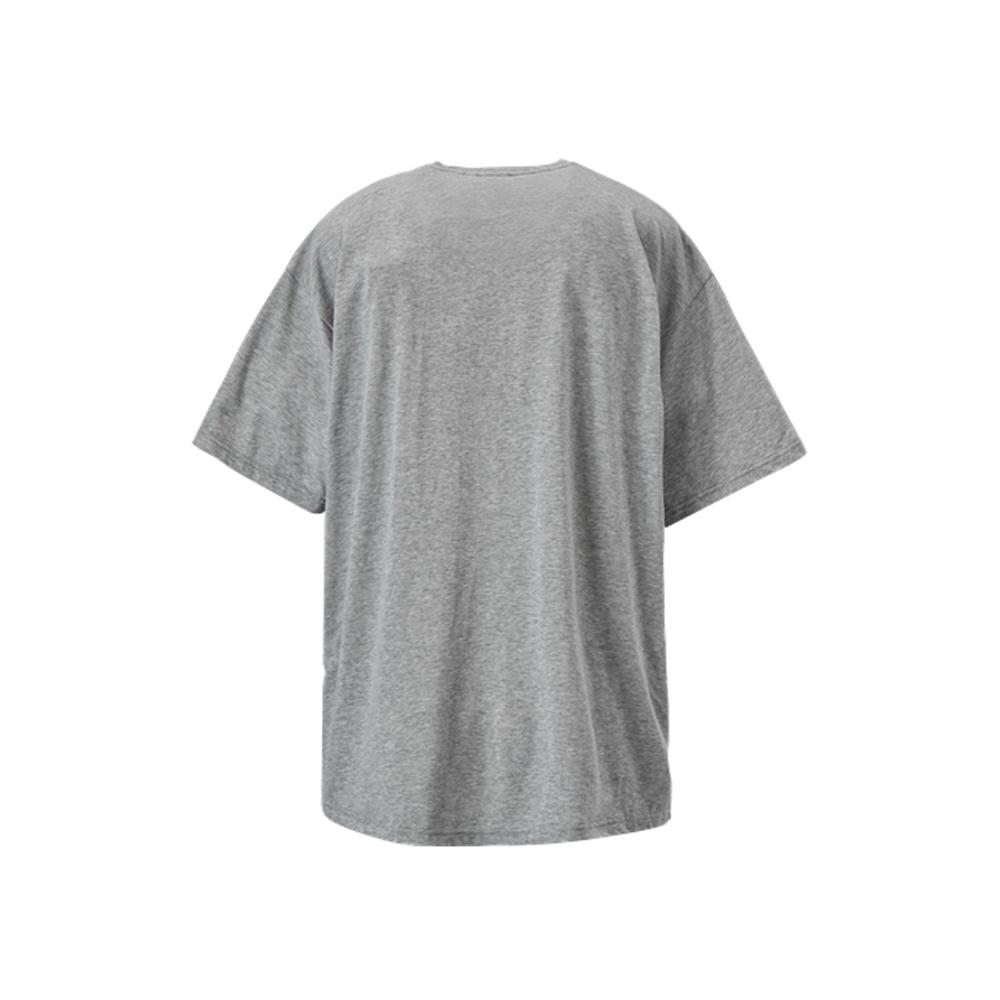 ONITSUKA TIGER Casual Comfortable Fashion Versatile Short Sleeve T-Shirt Unisex Tops Light-Gray 2183B280-021