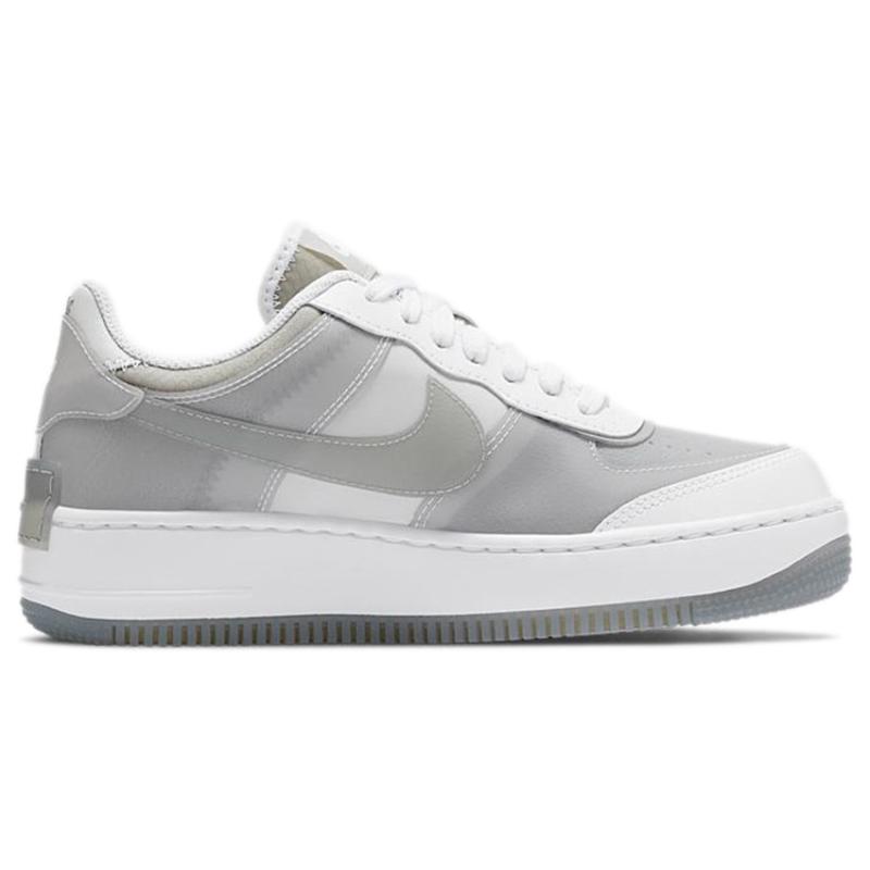 Nike Air Force 1 Low Shadow White Grey Women's Sneakers CK6561-100