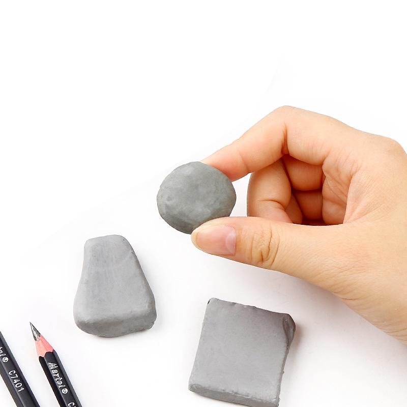 1ks Plasticity Rubber Soft Eraser Wipe Highlight Hnětená pryž