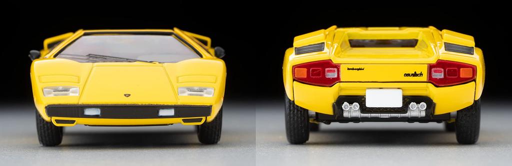Tomytec Tomica Limited Vintage Neo Lamborghini Countach LP400 Yellow Finished Model 1/64 LV-N