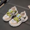 Girls' sports sandals, new summer children's shoes, fashionable boys' closed-toe sandals, trendy wading shoes
