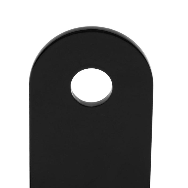 Steel Motorcycle Support Black Motorcycle Cured Vertical Side Mount Licese Plate Holder Bracket