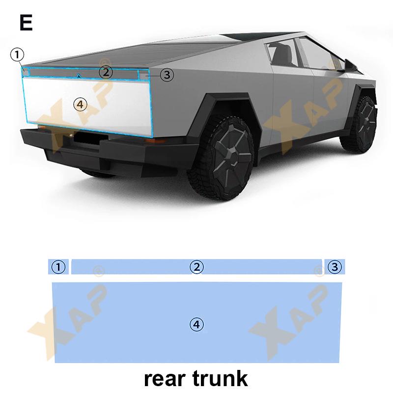 Exclusive Tesla Cybertruck TPU Self-Healing Scratch-Resistant Film