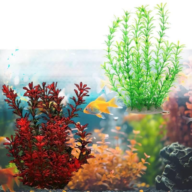 Simulated Aquatic Aquarium Plants Artificial Plastic Grass Fish Tanks Plant