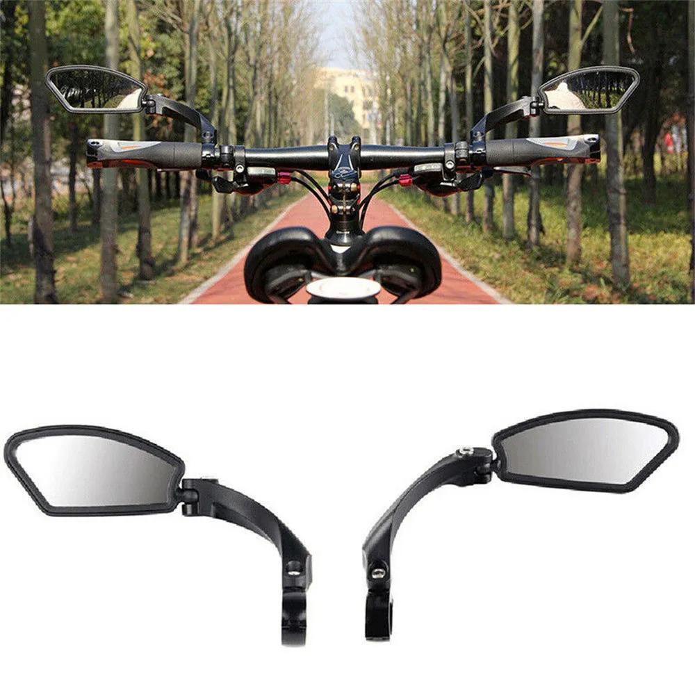 Bicycle Rearview Mirror 360 Degree Adjustable Bike Handlebar Rear View Mirror Cycling Accessories Bike Mirrors
