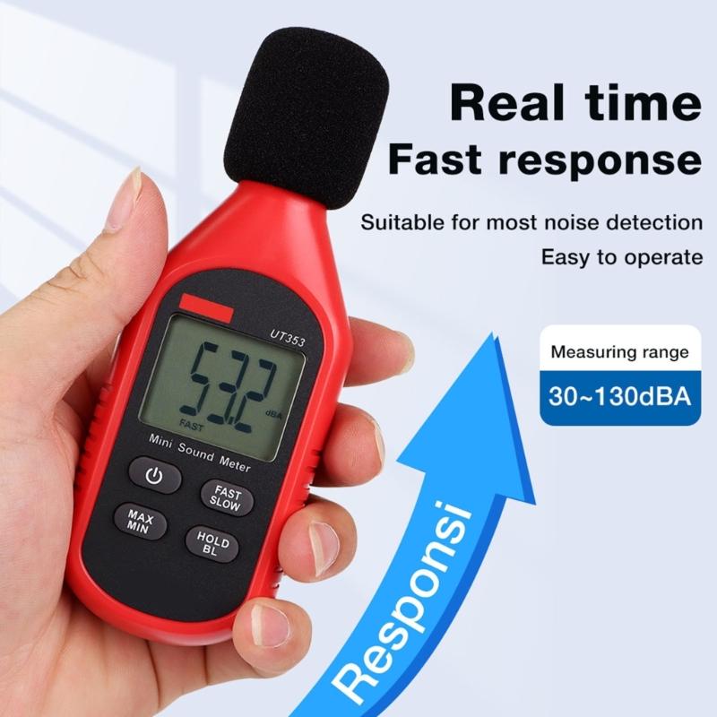 Portable Noise Level Tester Decibel Meter for Household Use for Monitoring Sound Level and Reducing Noise Pollution