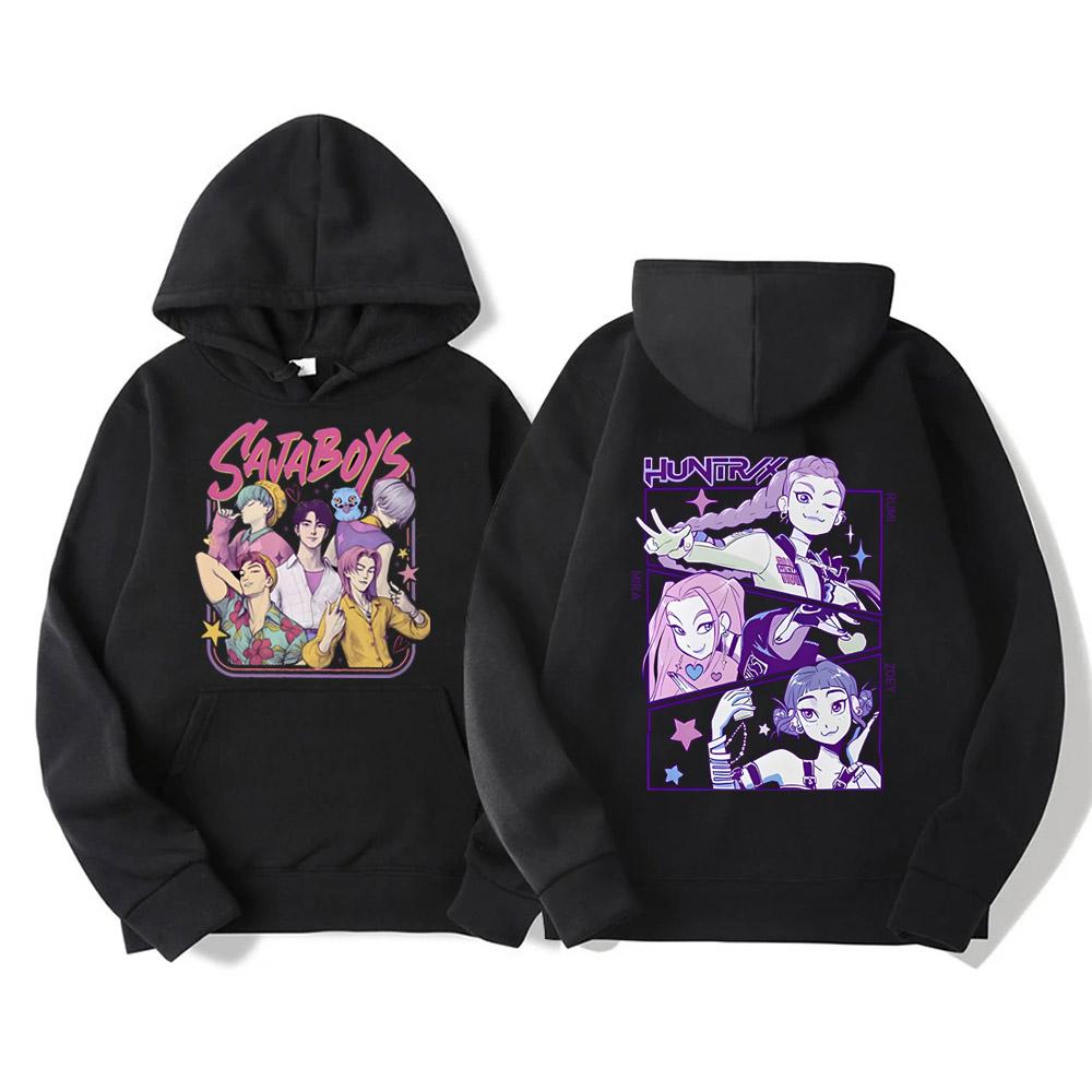 KPop Demon Hunters Hoodies Women Men Sweatshirt Fashion Versatile Streetwear Y2K Pullovers Trends Anime Top