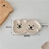 LISMins Cute Cartoon Ceramic Bear & Dog Condiment/Bone Dish Set
