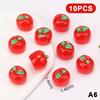 10Pcs Fruit Filled Resin Lovely Stress Relief Toy Soft Slow Diy Rising Deformable Squeeze Fidget Sensory Toy